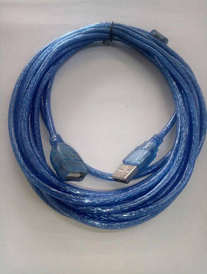 Usb подовжувач USB-A plug - USB-A socket (5 метрів), фото 1