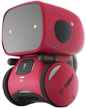 Робот інтеракт. "AT-Robot" з голосовим керуван.,червоний №AT001-01-UKR/КіддіСвіт/