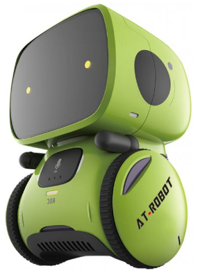 Робот інтеракт. "AT-Robot" з голосовим керуван.,зелений №AT001-02-UKR/КіддіСвіт/