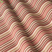 Декоративна тканина в смужку бордово-рожевого кольору з тефлоном Туреччина 82631v69