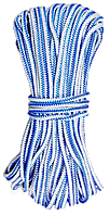 Шнур поліпропіленовий, в'язаний, з м'яким наповнювачем "А" 4 мм., 15 м.