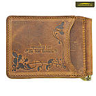 Затискач для грошей шкіряний АГ-2, фото 4