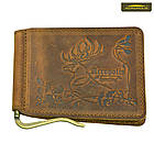 Затискач для грошей шкіряний АГ-2, фото 5