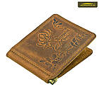 Затискач для грошей шкіряний АГ-2, фото 6