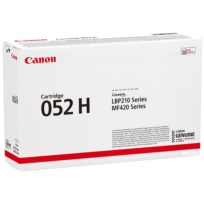 Картридж Canon 052H (2200C002) для принтера i-sensys LBP212dw, LBP214dw, LBP215x, MF421dw, MF426dw, MF428x, MF429x