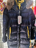 Пальто для дівчинки зимове тепле на зріст 152