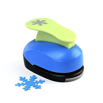 Фігурний дирокол "Сніжинка 5" 5см IND038