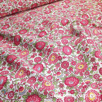65019 Рожева астра. Декоративна тканина для шиття та рукоділля. Натуральні тканини.
