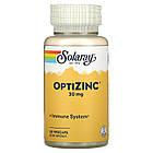 Solaray, OptiZinc, цинк, 30 мг, 60 капсул VegCap