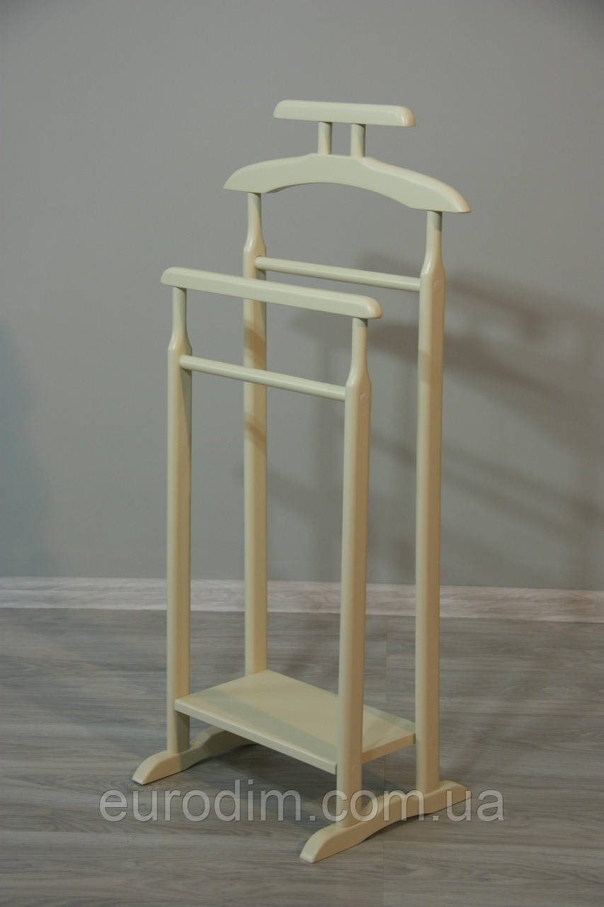 Вішалка підлогова дерев'яна Дует беж