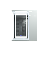 Зеркальный шкаф ШК13 (600х700х160) с LED подсветкой с сенсором дверь справа
