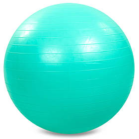 М'яч для фітнесу фітбол глянцевий Zelart FI-1980-65 65 см кольори в асортименті