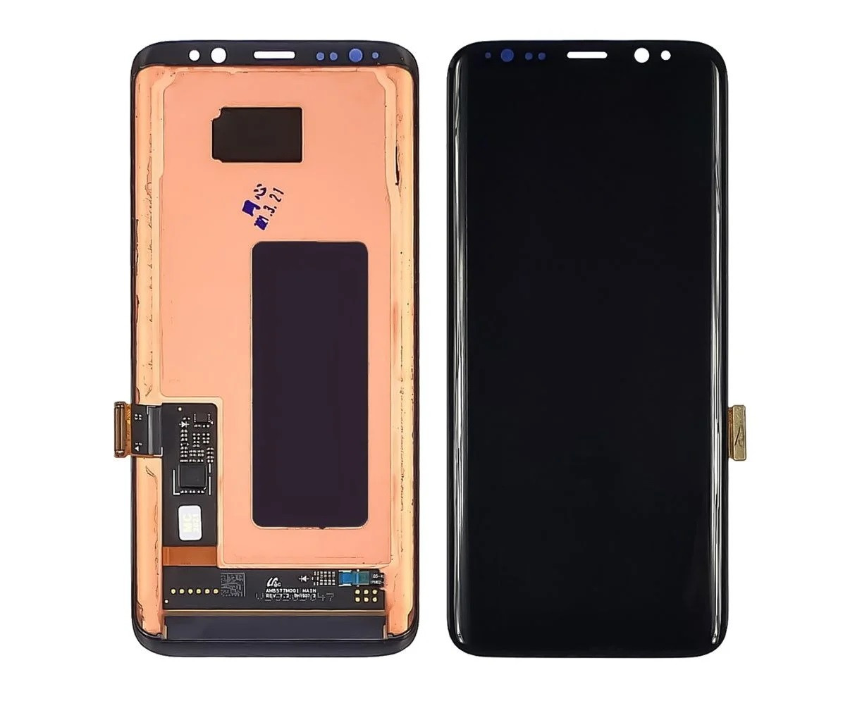Дисплей Samsung G950 Galaxy S8 (переклеєне скло) (Чорний) Original