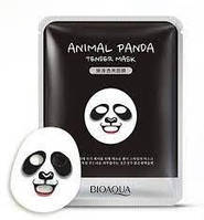 Смягчающая тканевая маска для лица с гиалуроновой кислотой с принтом панда Bioaqua Panda