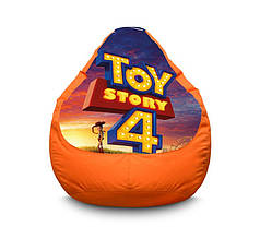 Крісло мішок "Toy Story 4. Sheriff Woody. Logo" Оксфорд