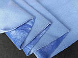 Трикотаж на хутрі джинсовий колір , ширина 1,6 м ; 360 г/м2, фото 2