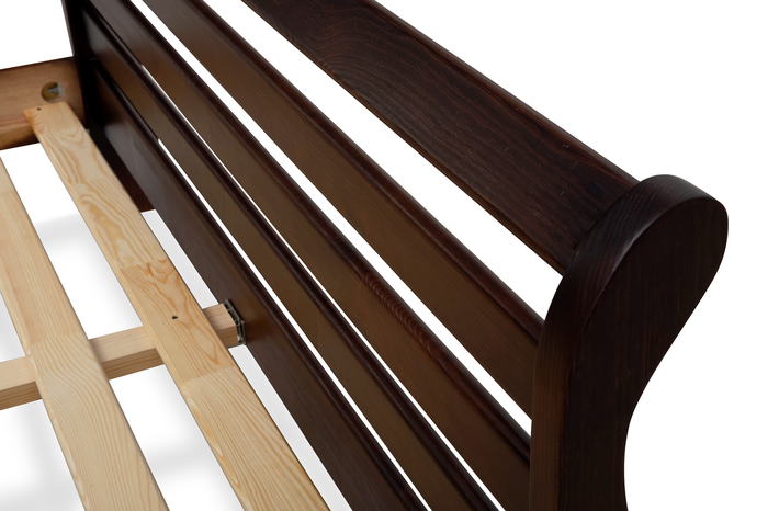 Кровать Аманда из натурального дерева от производителя, массив ольхи ...