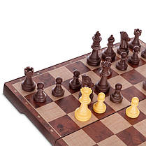 Набір настільних ігор 2 в 1 Zelart QX2880-S шахи, шашки, на магнітах, фото 2