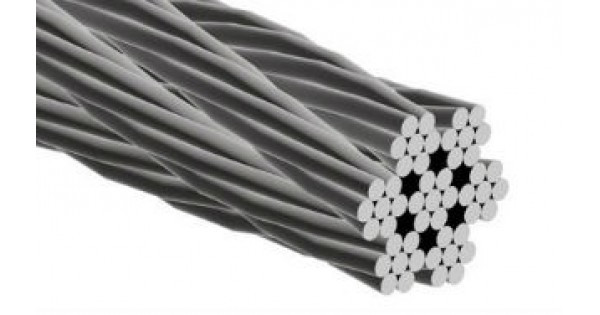 Неіржавкий сталевий канат DIN 3055 (7х7)