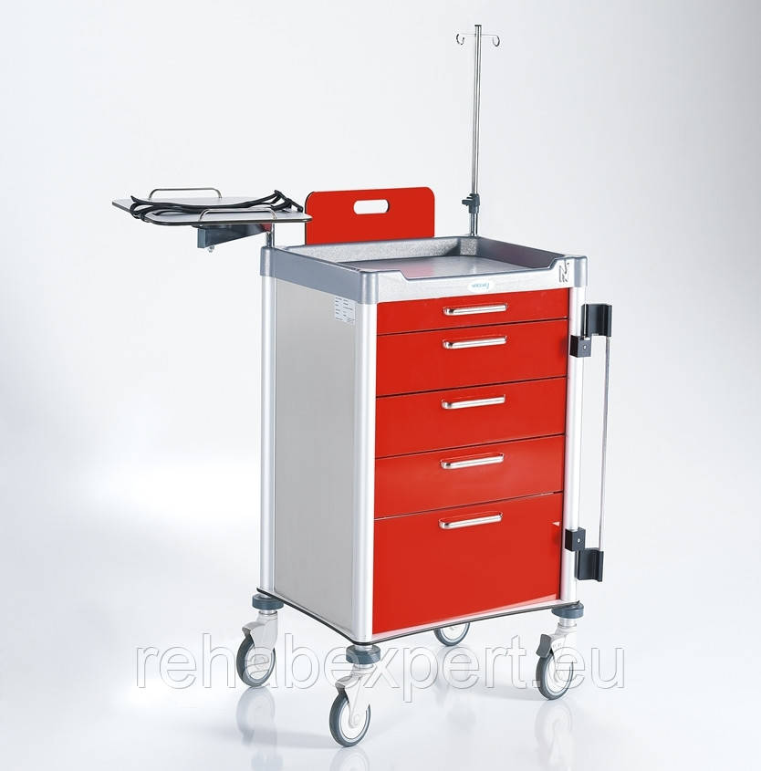 Нова мобільна операційна тумба NITROCARE NTHM 112 EMERGENCY TROLLEY, фото 1