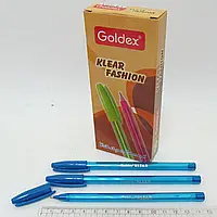 Ручка масляна Goldex "Klear Fashion #734 Індія синя 1,0мм