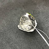 Перідот 16 розмір кільце з перидотом в сріблі. Індія, фото 7