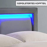 Ліжко двоспальне MURC 180х200 см. з LED-підсвіткою, фото 3