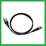 USB-кабель Hoco X38 1m Micro USB чорний, фото 2