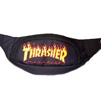 Бананка thrasher огненный принт | поясная сумка