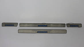 Накладки на пороги LED (China) Nissan Qashqai 2006-2013