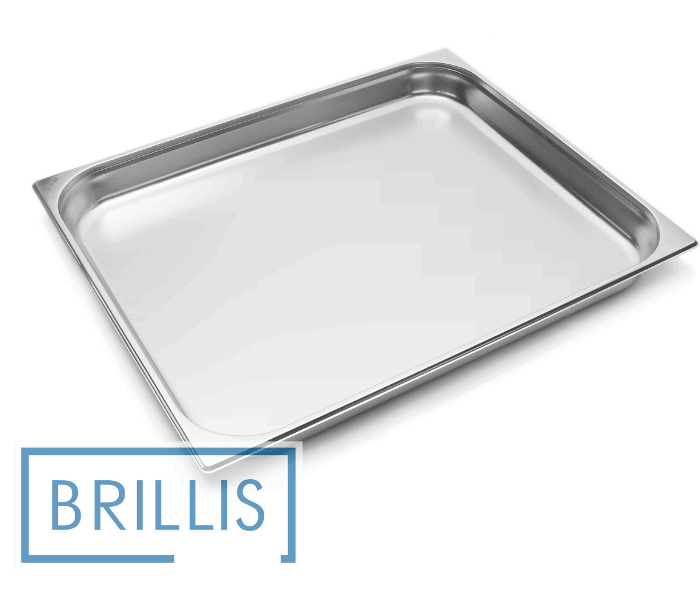 Гастроємність Brillis н/ж сталь GN 2/1-65 мм (650х530х65мм)