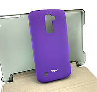 Чехол для LG K10, K410, K430 накладка бампер Roar Jelly силиконовый фиолетовый