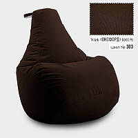 Кресло мешок груша Оксфорд 65*85 см, Цвет Коричневый bobi