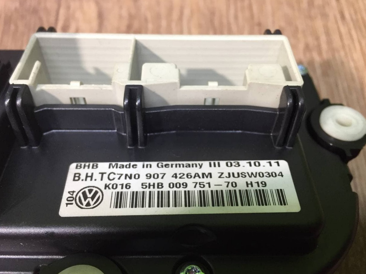 Блок управления печкой с климат контролем Volkswagen Passat B7 ...