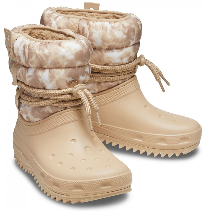Женские зимние сапоги Classic Neo Puff Luxe Boot, оригинал (207312) 41, белый/бежевый - фото 1 - id-p1499563931