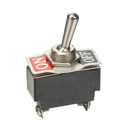 Тумблер KN3(B)-101A (ON-OFF), 2pin, 6A 250VAC, фото 1