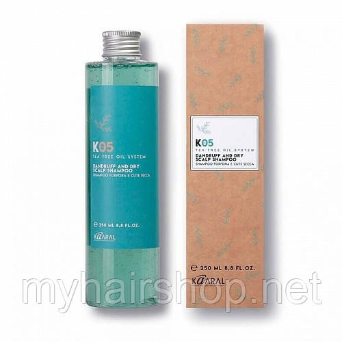 Шампунь проти сухої лупи Kaaral K05 Dandruff Removing Shampoo 250 мл, фото 1