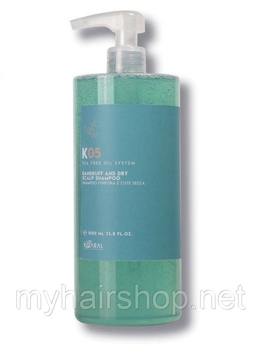 Шампунь против сухой перхоти Kaaral K05 Dandruff Removing Shampoo 1000 мл - фото 1 - id-p187609116