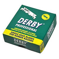 Лезвия половинки Derby Professional singl edge razor blade, 100 шт. / упак.