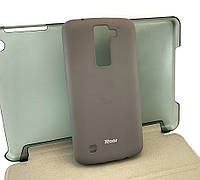 Чехол для LG K8, K350E накладка силиконовый бампер Roar Jelly серый