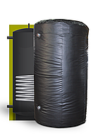 Бойлер непрямого нагрівання з теплообмінником PlusTerm з нержавіючої сталі 150 л, З м'якою ізоляцією, Цільнозварний