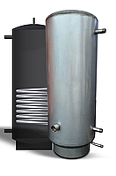 Бойлер непрямого нагріву з теплообмінником PlusTerm з нержавіючої сталі 200 л, без ізоляції, цільнозварний