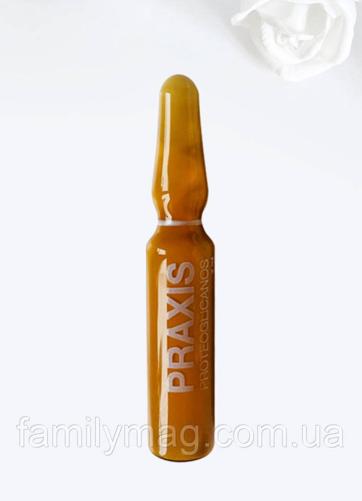 Ампула з Протеогліканами без олій Proteoglicanos Oil Free Praxis 1 шт х 2 мл