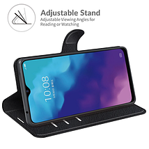 Шкіряний чохол-книжка Lichee для ZTE Blade V30 Vita білий, фото 4