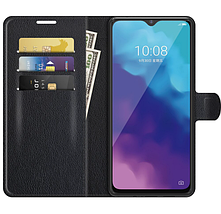 Шкіряний чохол-книжка Lichee для ZTE Blade V30 Vita білий, фото 5