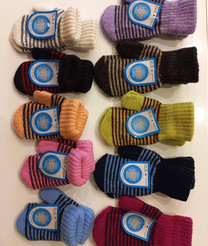 Теплі рукавиці дитячі, зимові рукавички — рукавиці для дітей вовняні