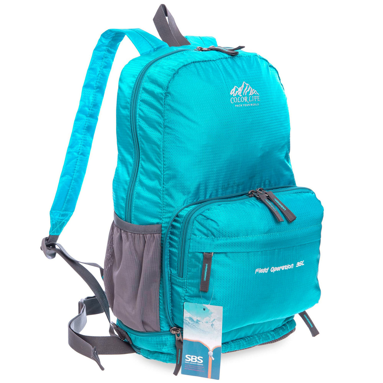 Рюкзак-сумка-сумка на пояс 3в1 COLOR LIFE 6164 35л кольори в асортименті