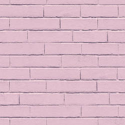 Шпалери для стін вінілові флізелінові цегла рожево-фіолетовий Good Vibes Decoprint Бельгія 53 см GV24255