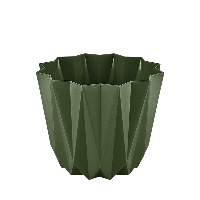 Горшок для цветов PRIZMA Elif Plastik, 15*11.5 см, 1.5 л, Турция, Е-474 Зеленый