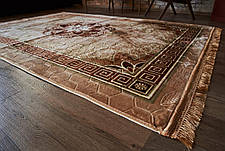 Доріжка килимова АКРИЛ Квітка колір бежевий, фото 4